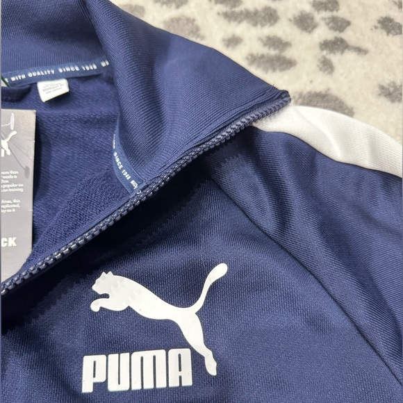 Men’s Puma Track Jacket T7 - Size Medium - Navy - Picture 3 of 7